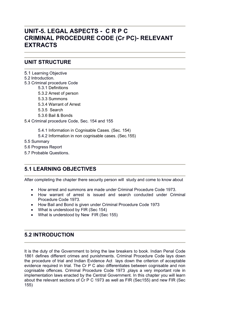 CRPC CRIMINAL PROCEDURE CODE (Cr