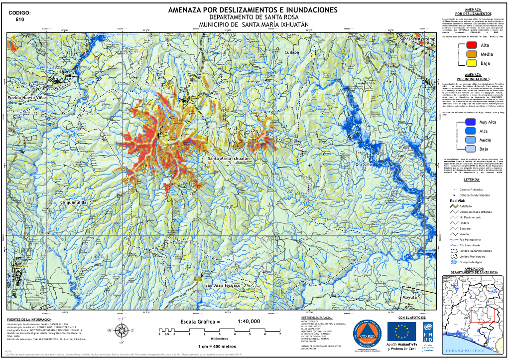 Amenaza Por Deslizamientos E Inundaciones