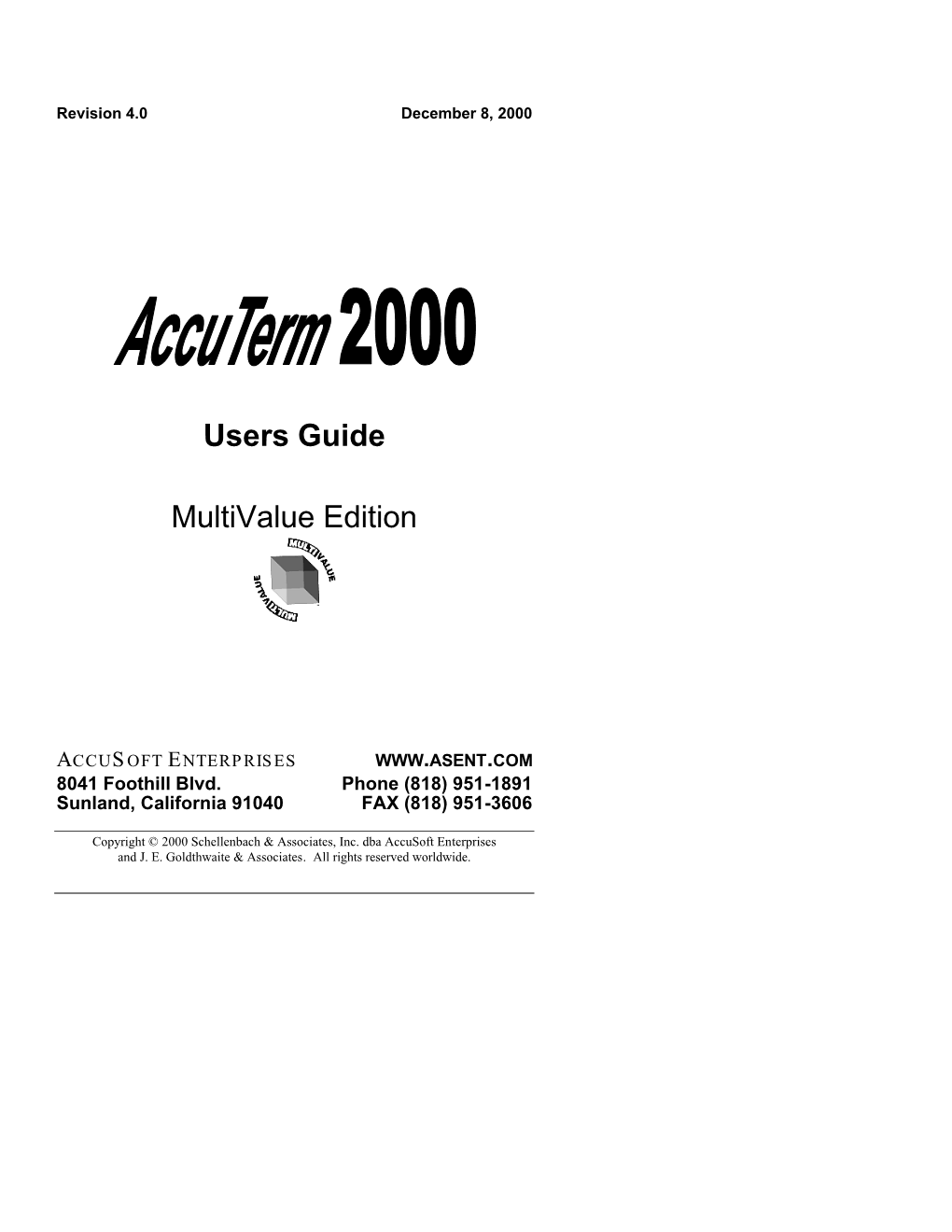 Accuterm 2000 Users Guide