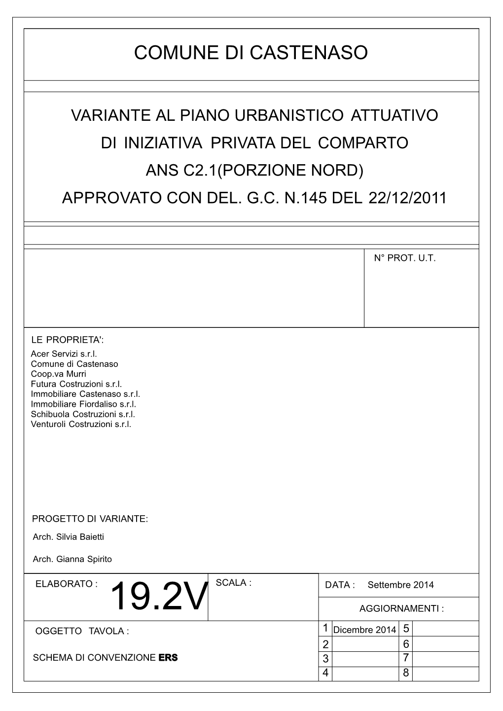 19.2 V Schema Di Convenzione