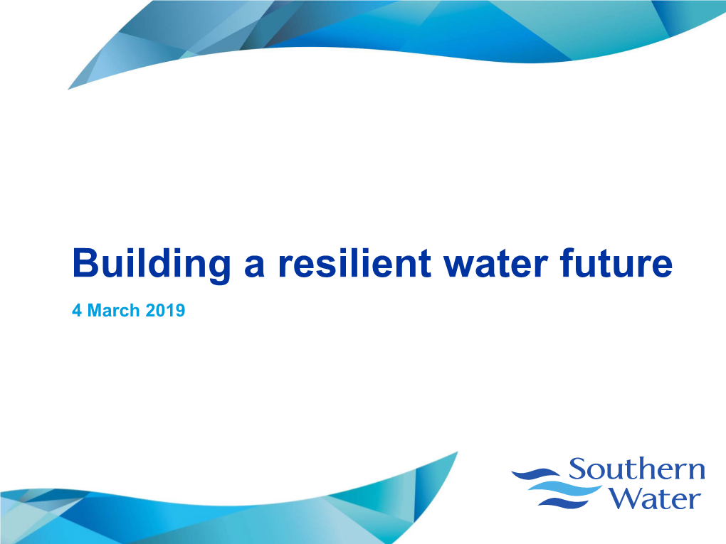 Southern Water Presentation