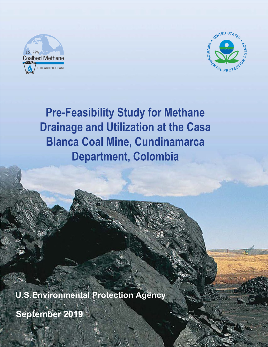 Pre-Feasibility Study for Methane Drainage and Utilization at the Casa Blanca Coal Mine, Cundinamarca Department, Colombia