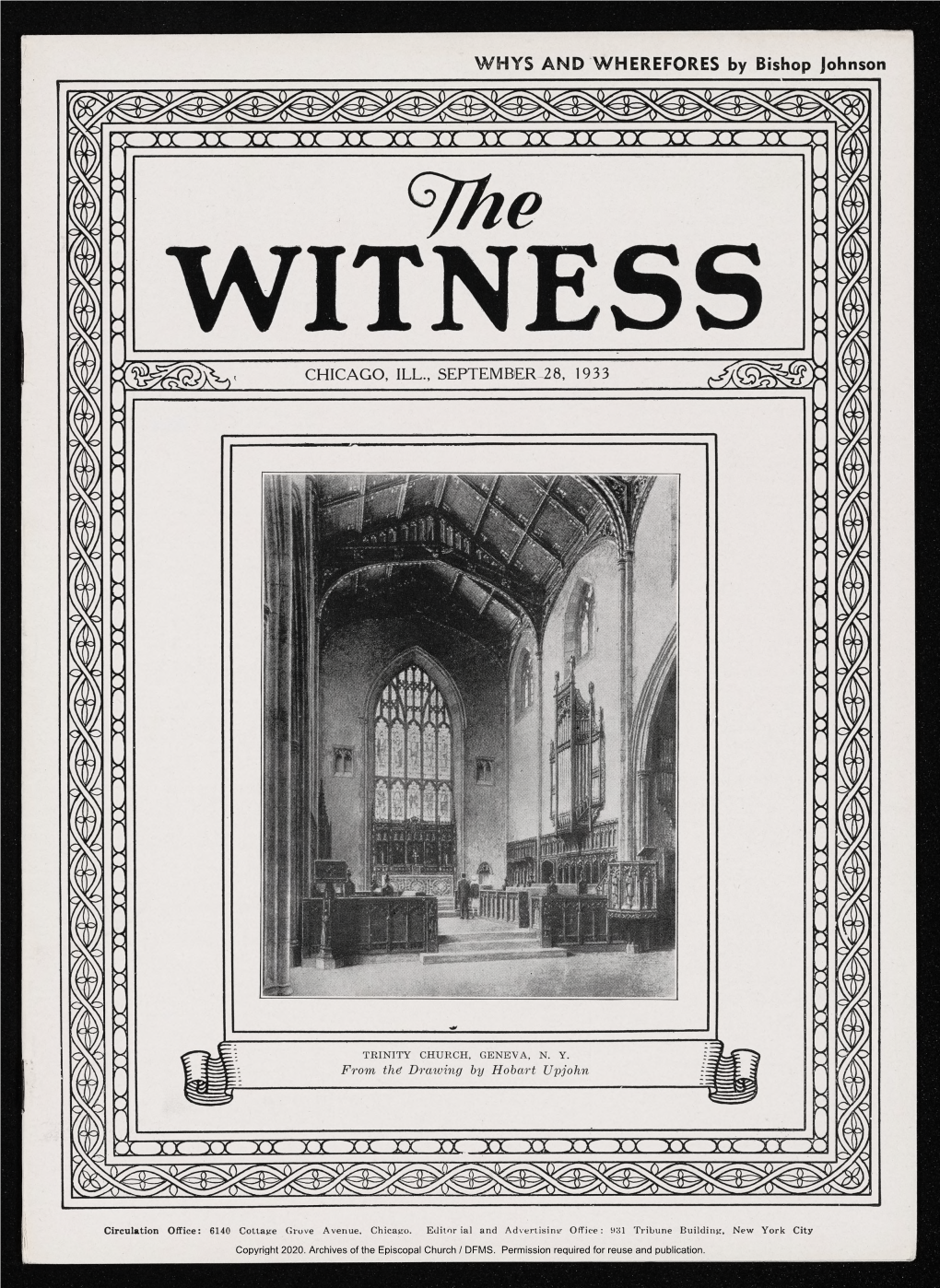 WHYS and WHEREFORES by Bishop Johnson