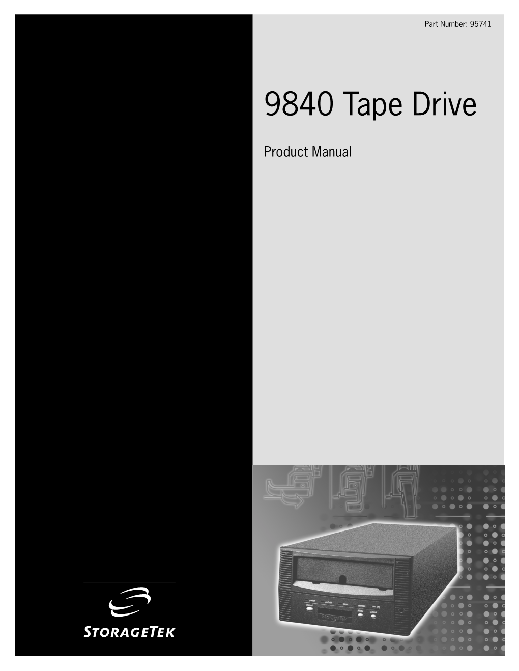 9840 Tape Drive Product Manual