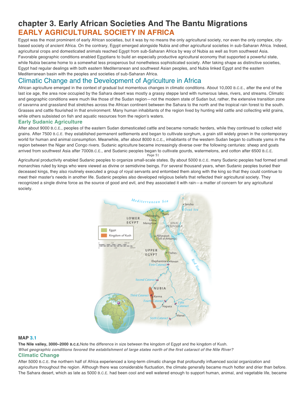 Chapter 3. Early African Societies and the Bantu Migrations