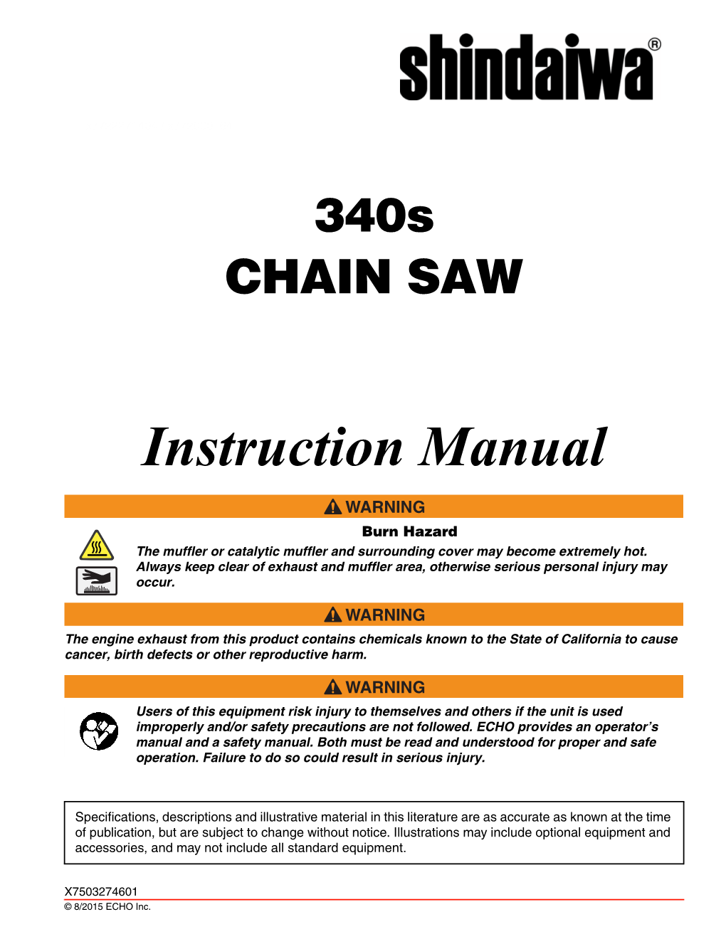 340S Operator's Manual