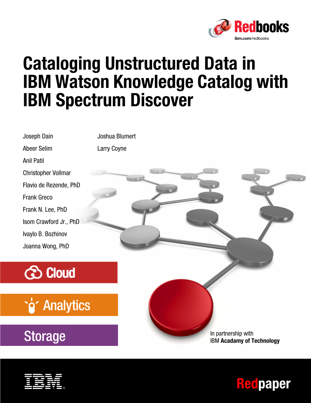 Cataloging Unstructured Data in IBM Watson Knowledge Catalog with IBM Spectrum Discover