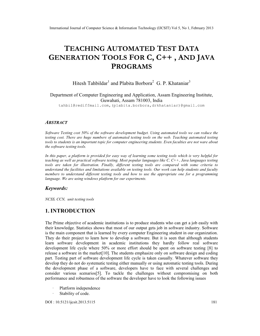 Teaching Automated Test Data Generation Tools for C, C++ , and Java Programs
