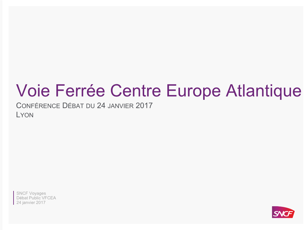 Présentation Complémentaire De SNCF Voyages