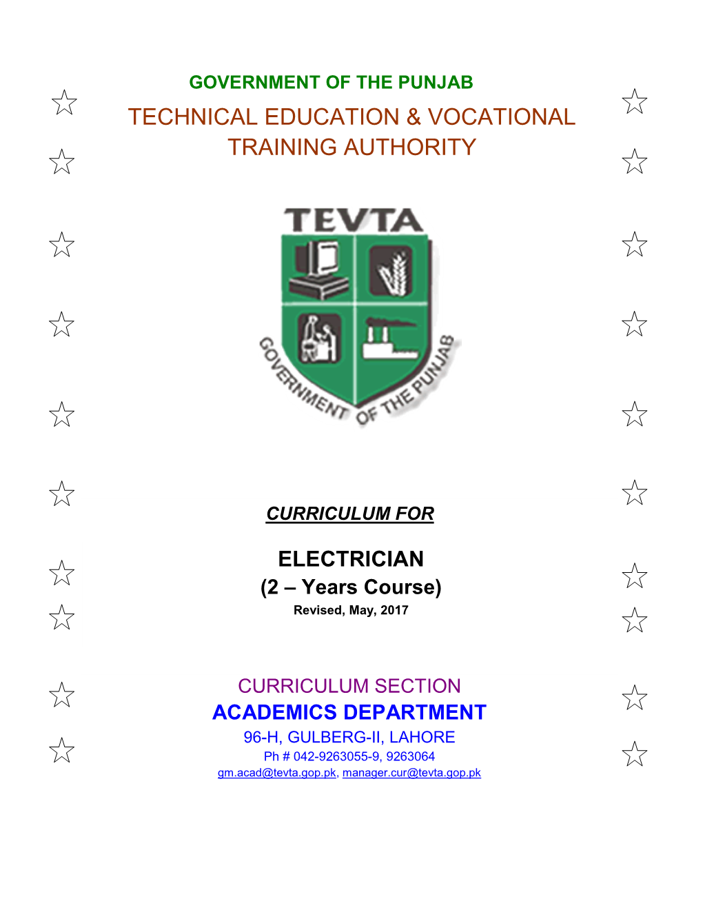 ELECTRICIAN (2 – Years Course)