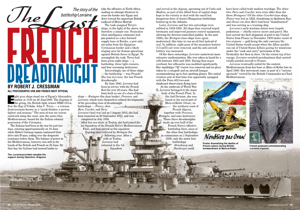 The Last French Dreadnought