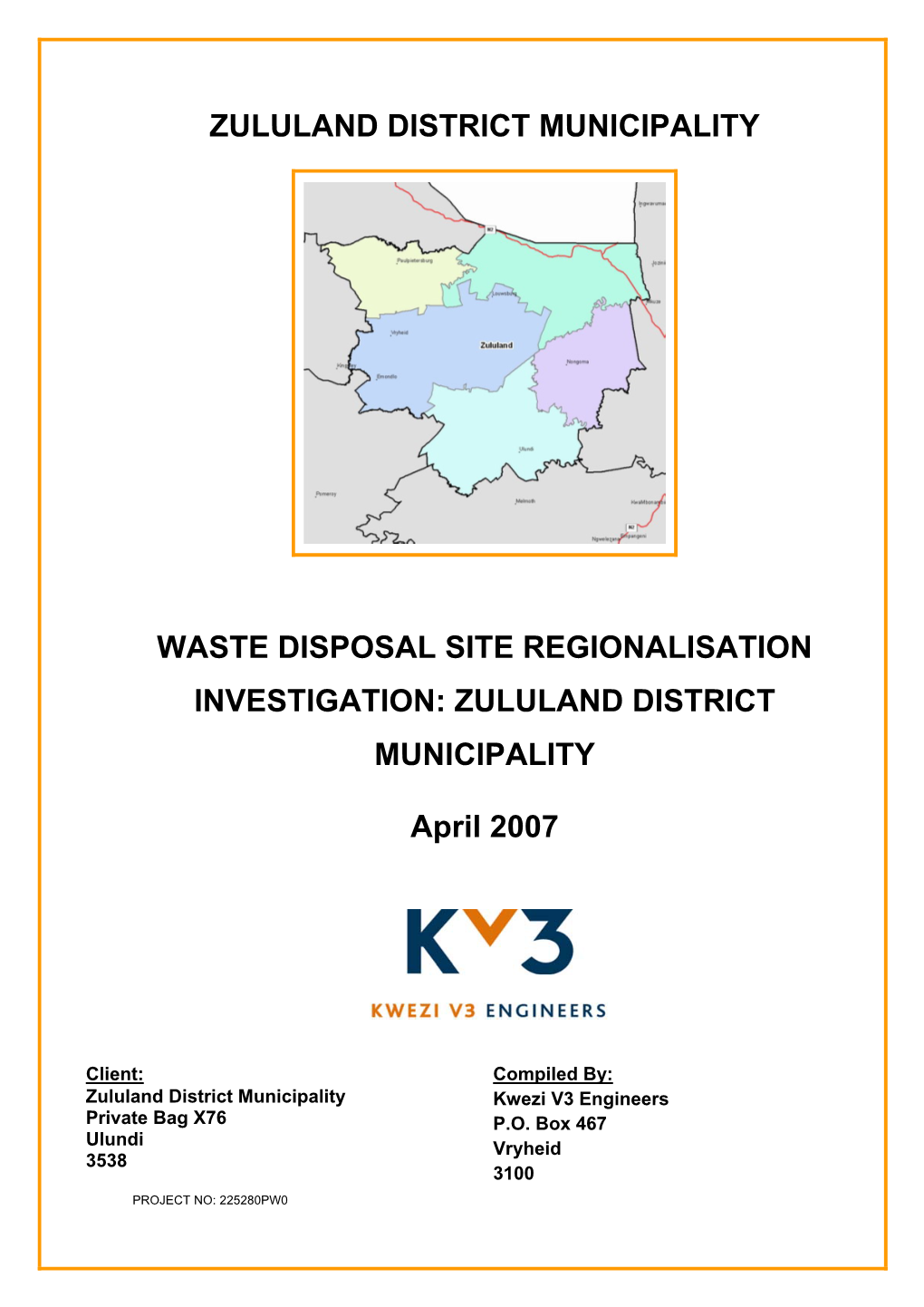 Zululand Disposal Regionalisation Investigation.Pdf