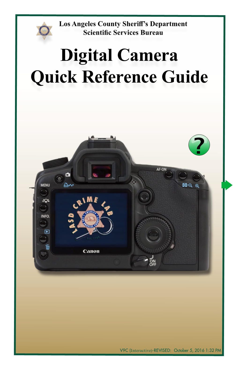 Digital Camera Quick Reference Guide