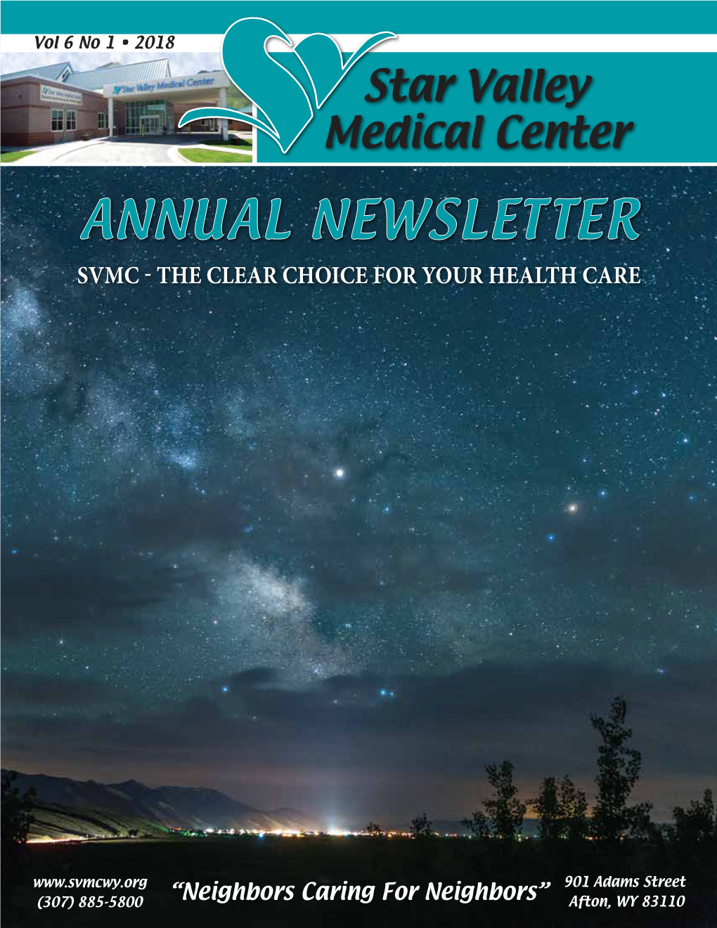 Annual Newsletter Svmc the Clear Choice for Your Health Care