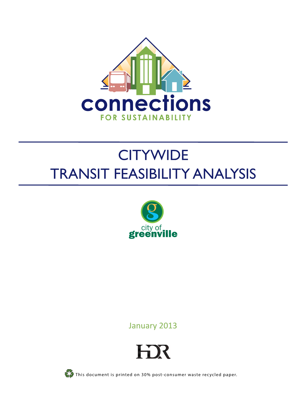 Citywide Transit Feasibility Analysis, January 2013