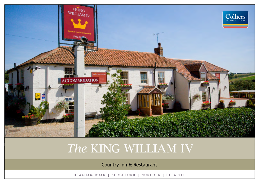 The KING WILLIAM IV