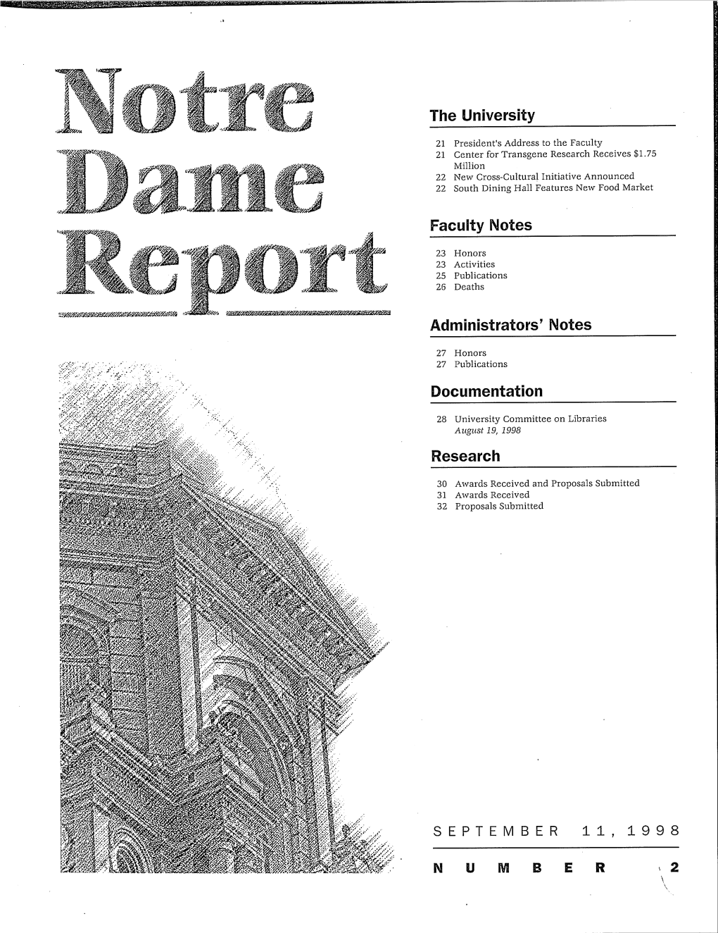 Notre Dame Report 28:02