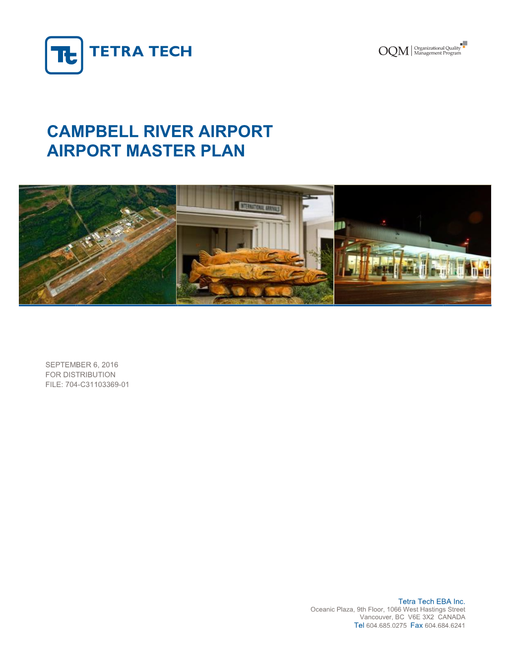 Campbell River Airport Airport Master Plan