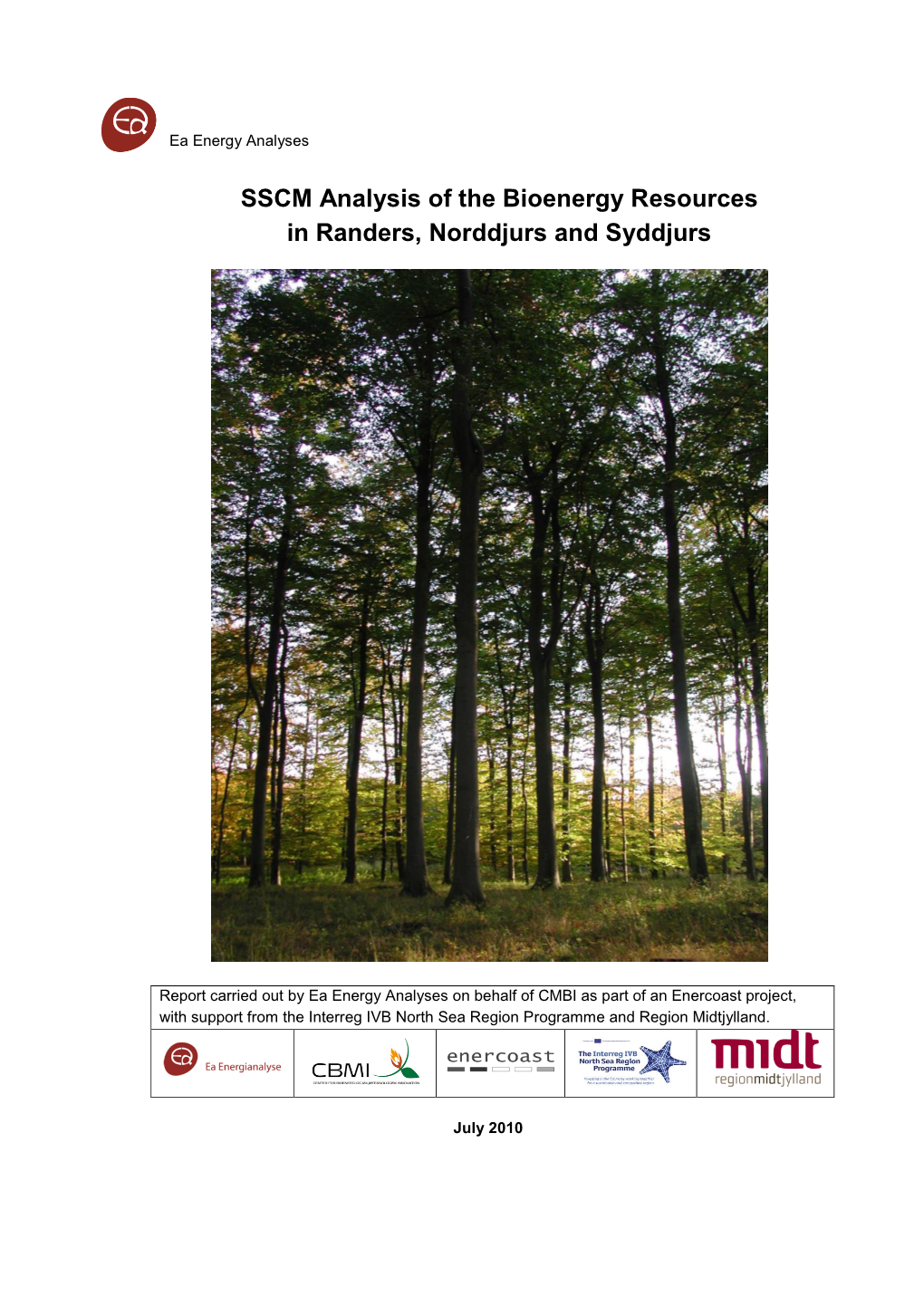 Enercoast Analysis Bioenergy Resources in Randers, Norddjurs