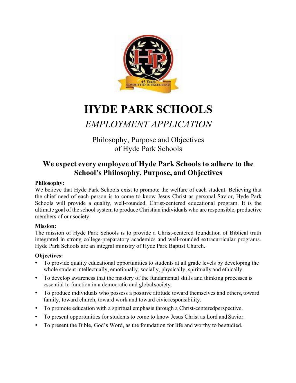 Hyde Park Schools