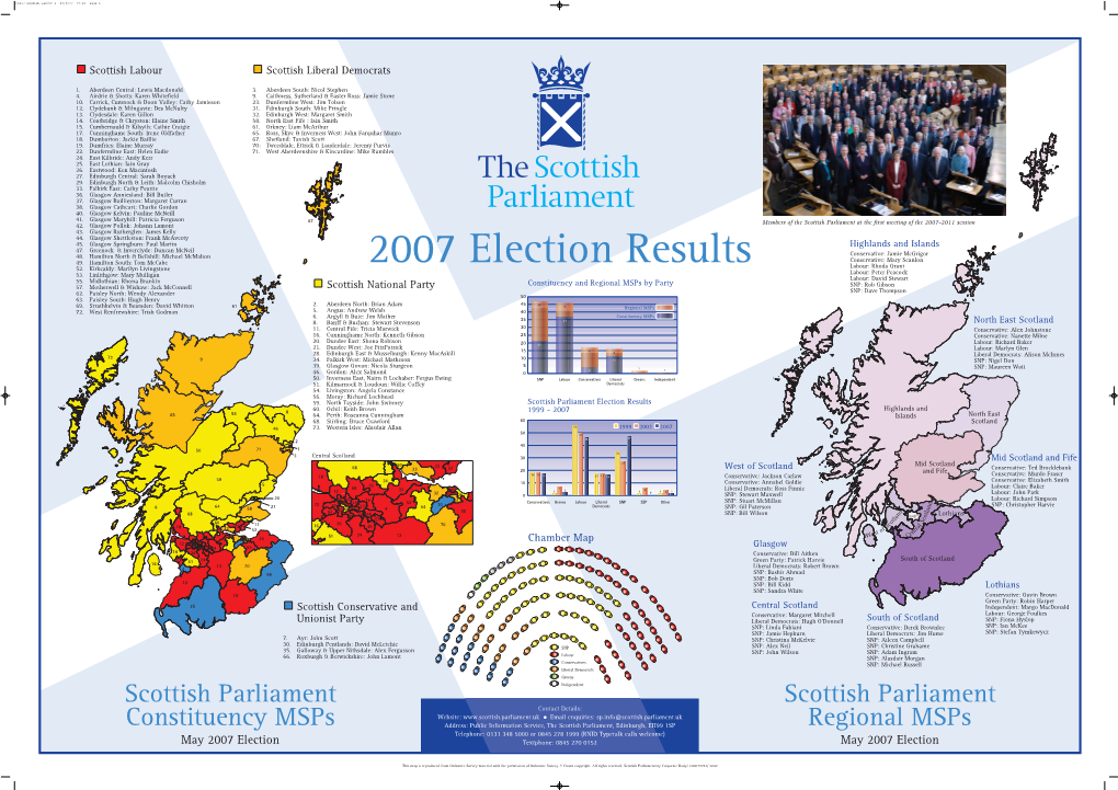 Scottish Parliament Regional Msps Scottish Parliament Constituency