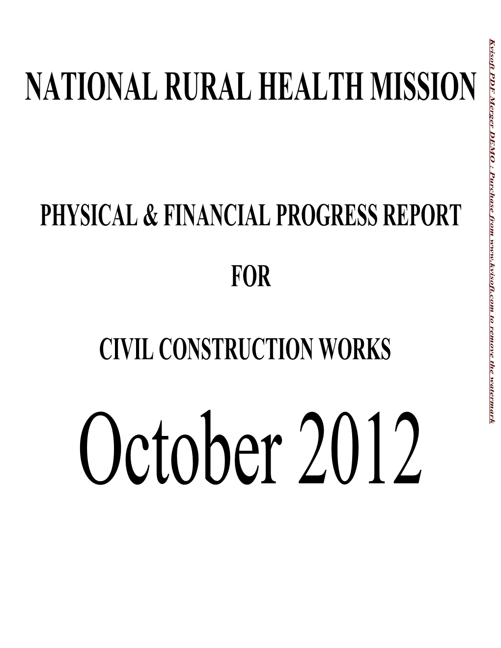 National Rural Health Mission