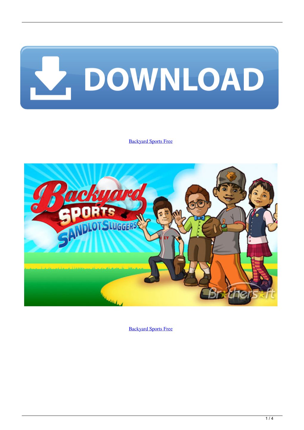 Backyard Sports Free