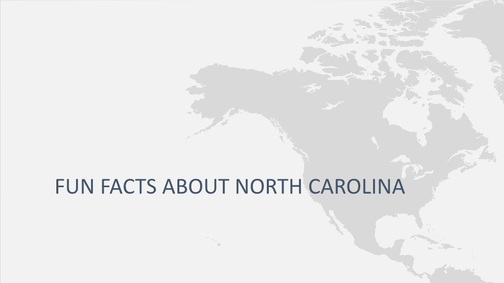 Fun Facts About North Carolina Symbols of North Carolina