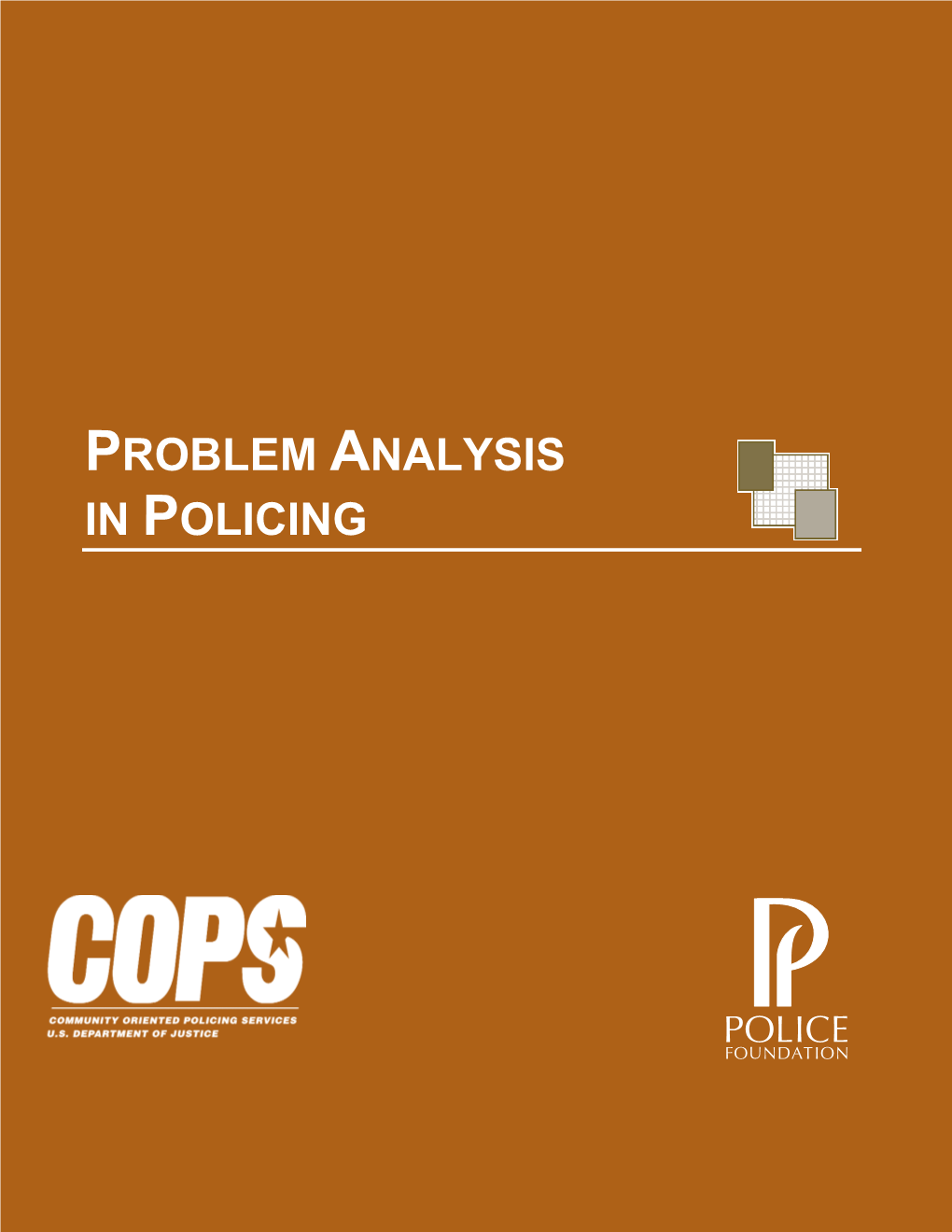 Problem Analysis in Policing