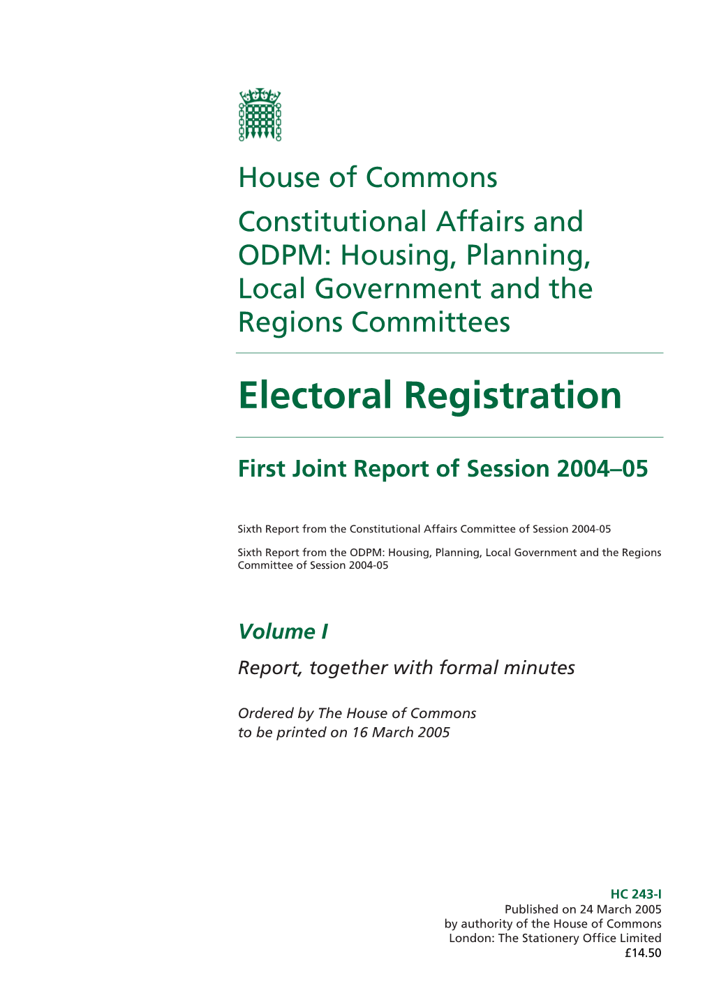 Electoral Registration