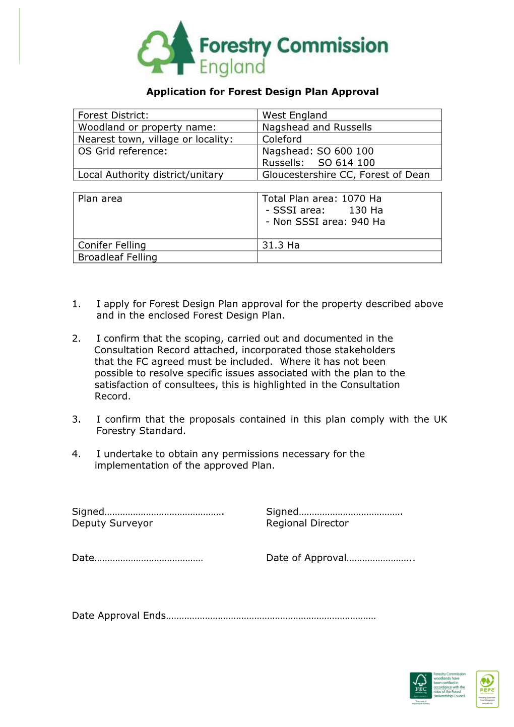 Nagshead and Russells Forest Design Plan 2014 – 2024