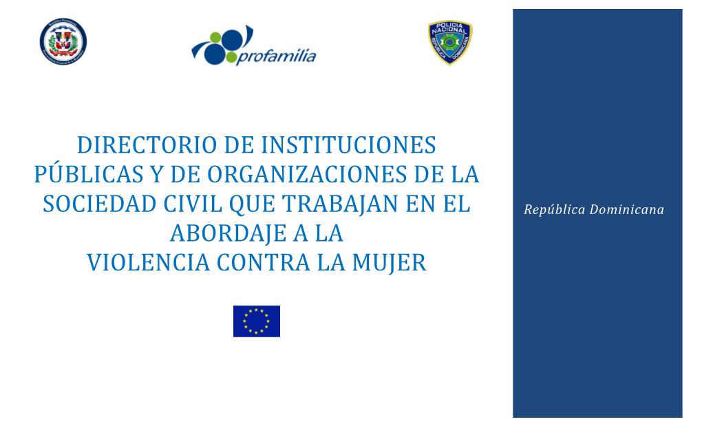 Directorio De Instituciones Publicas Y De Organizaciones De La Sociedad