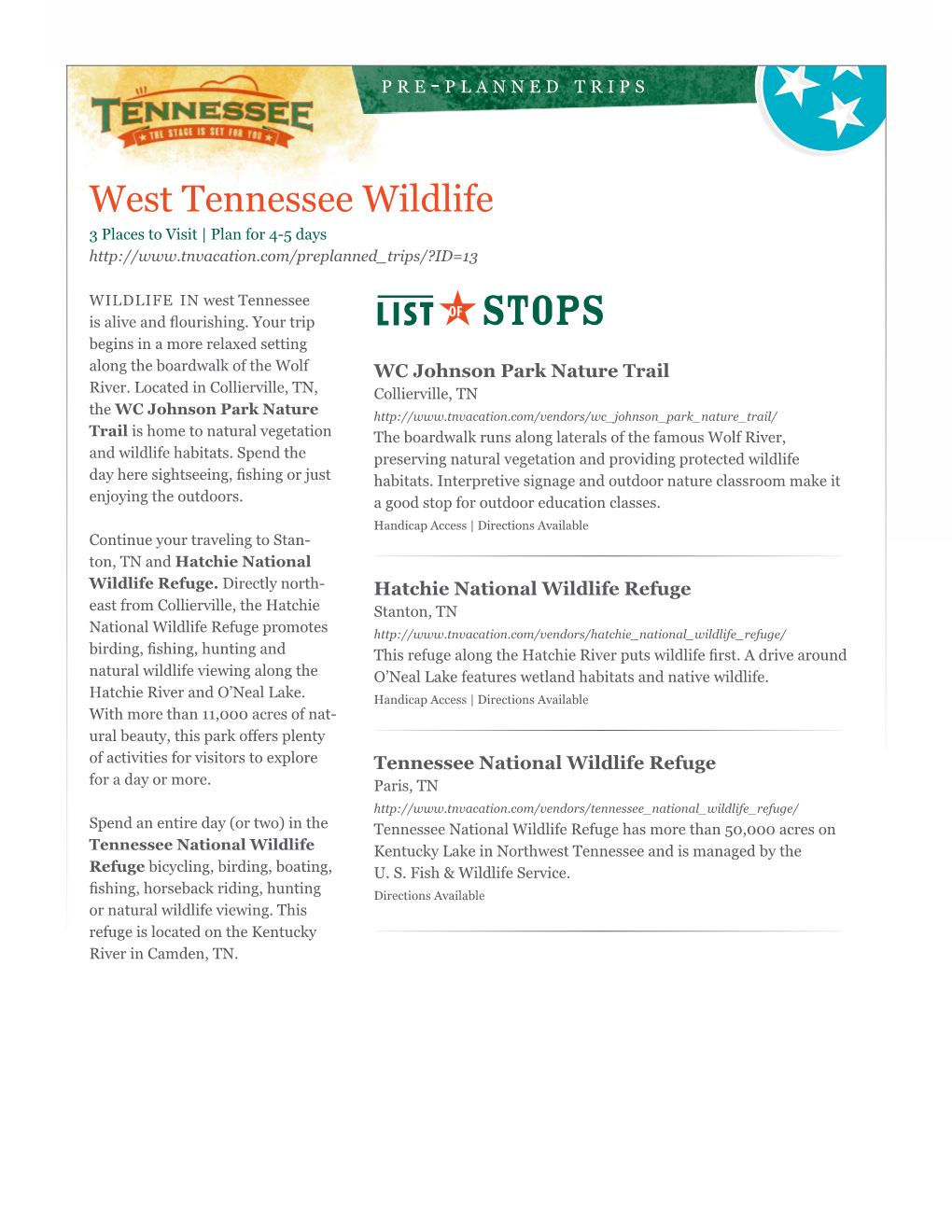 West Tennessee Wildlife 3 Places to Visit | Plan for 4-5 Days Wildlife in West Tennessee of Is Alive and Flourishing