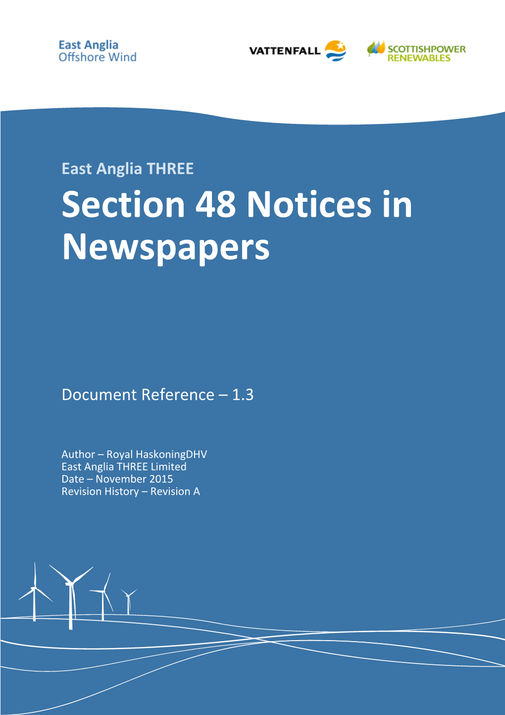 Section 48 Notices in Newspapers