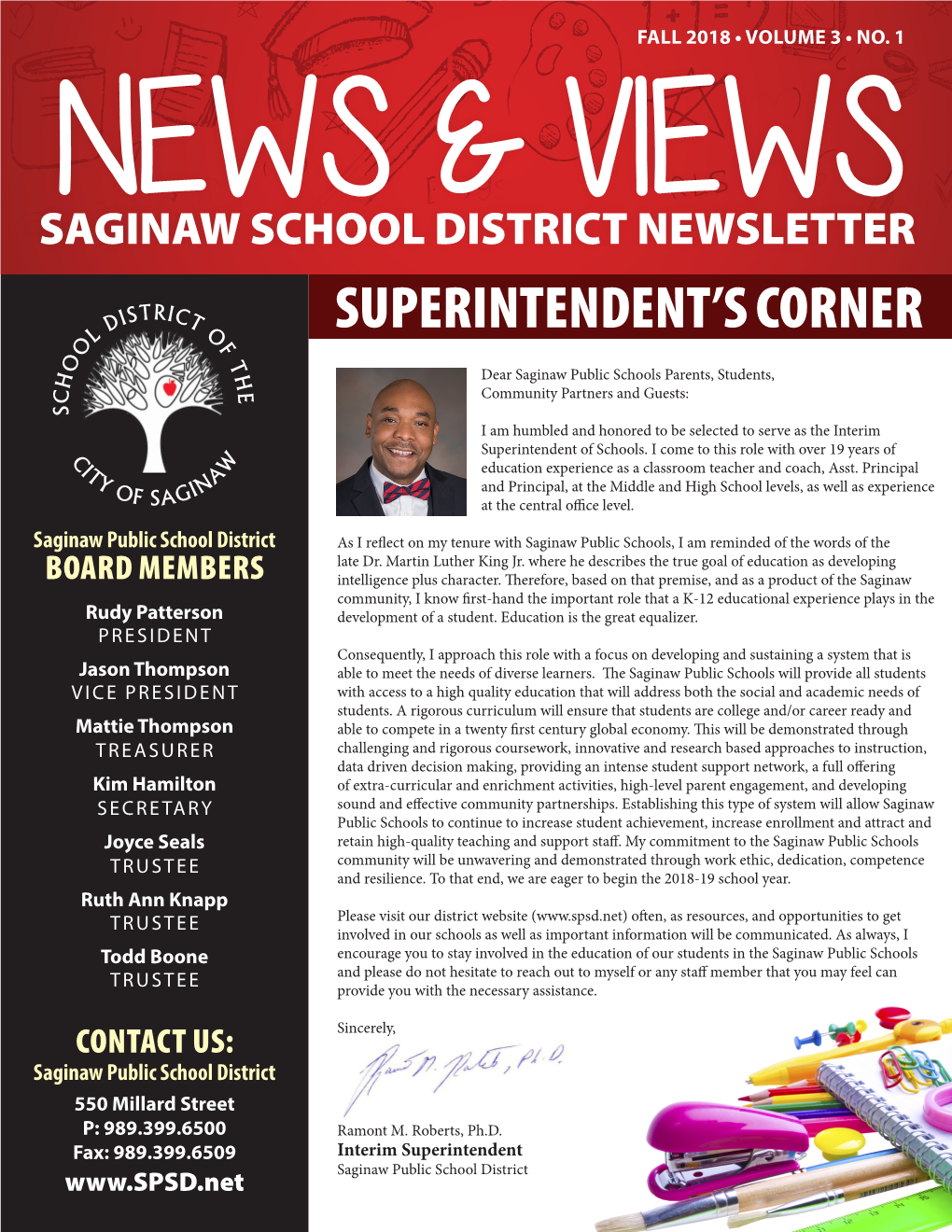 Superintendent's Corner