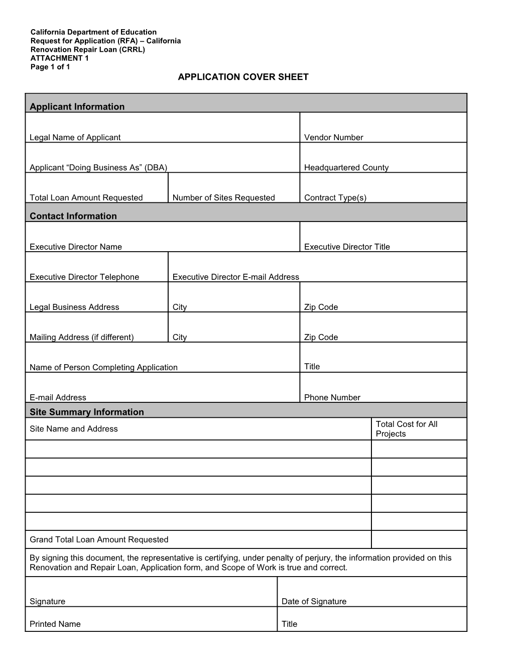 FY 2016-17 CRRL RFA - Child Development (CA Dept of Education)