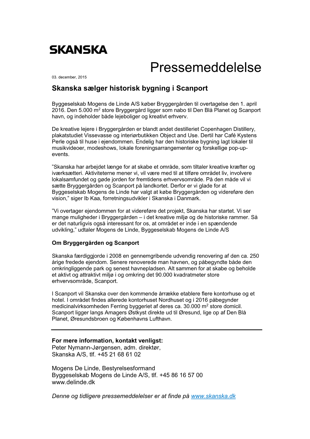 Pressemeddelelse 03