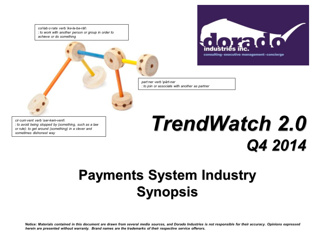 Dorado Trendwatch Q4 2014