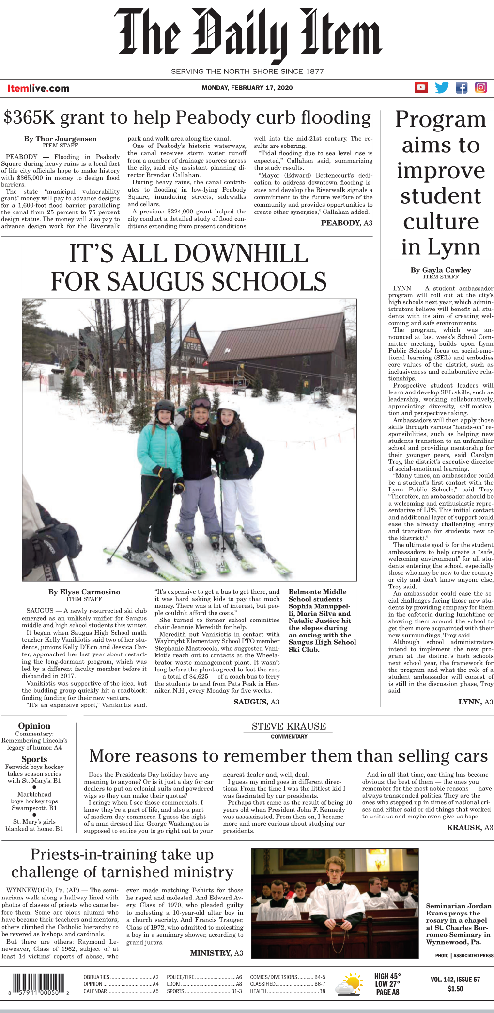 It's All Downhill for Saugus Schools