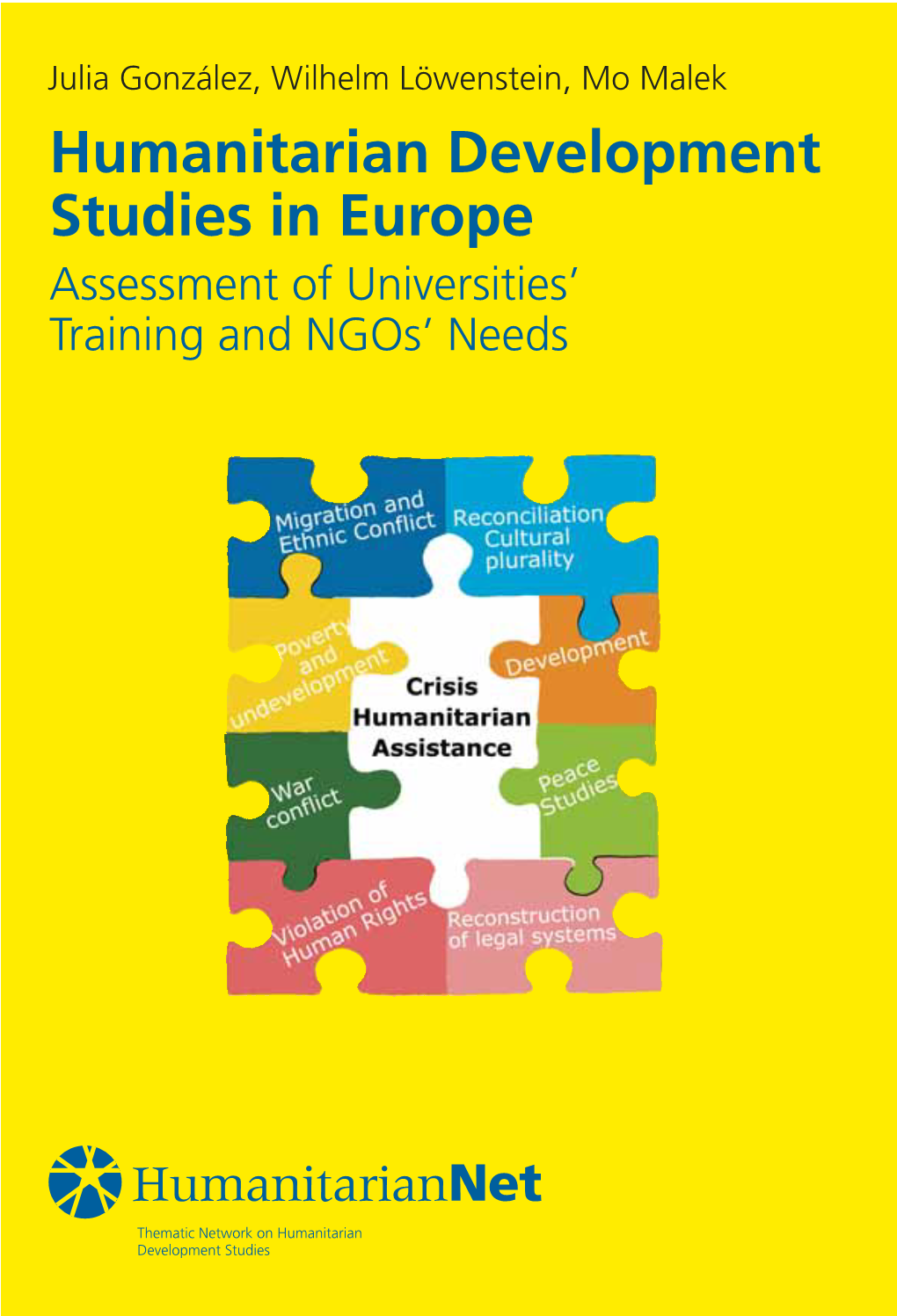 Humanitarian Development Studies in Europe: Assessment of Universities’ Training and Ngos’ Needs