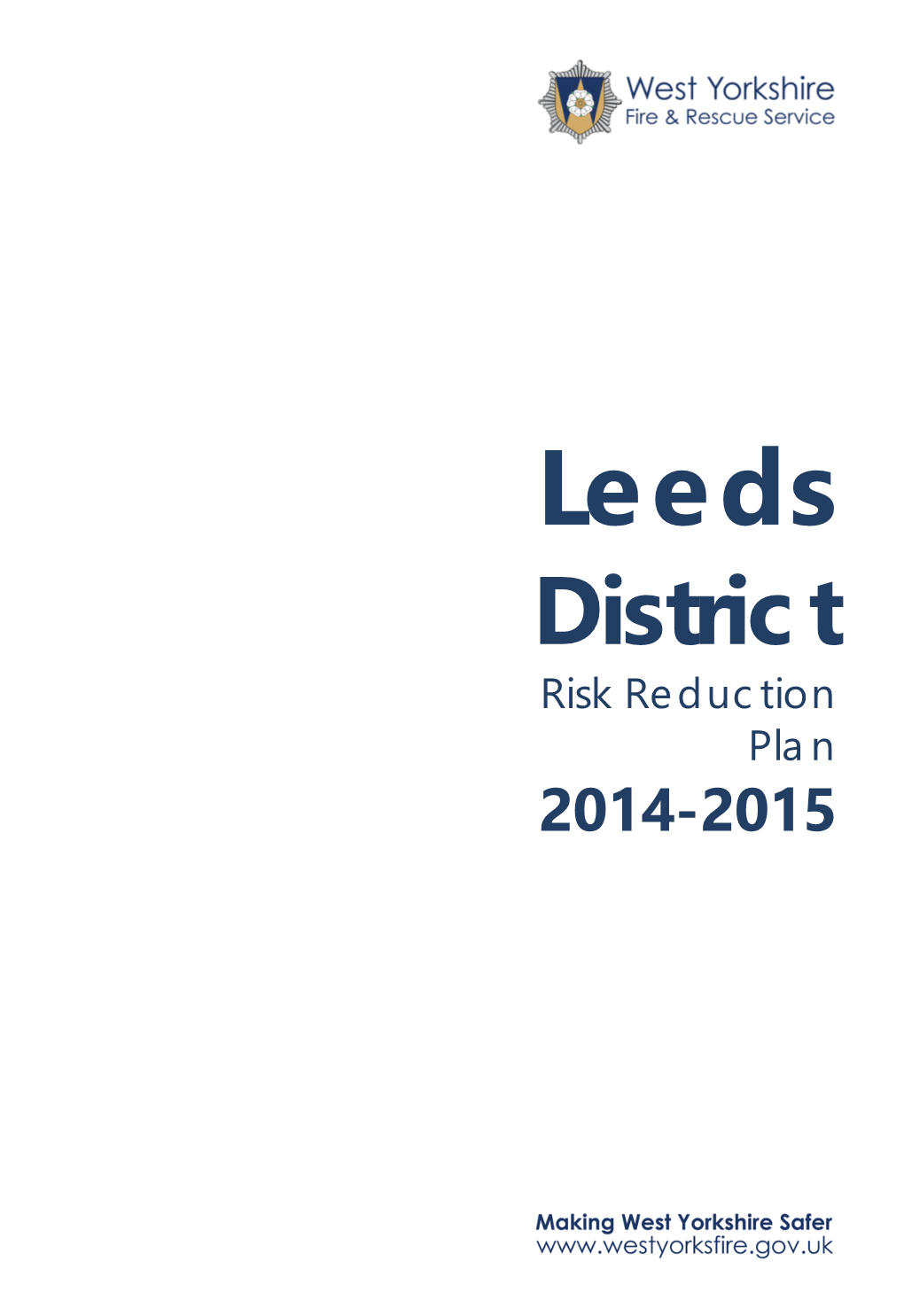 District Risk Reduction Plan 2014-2015