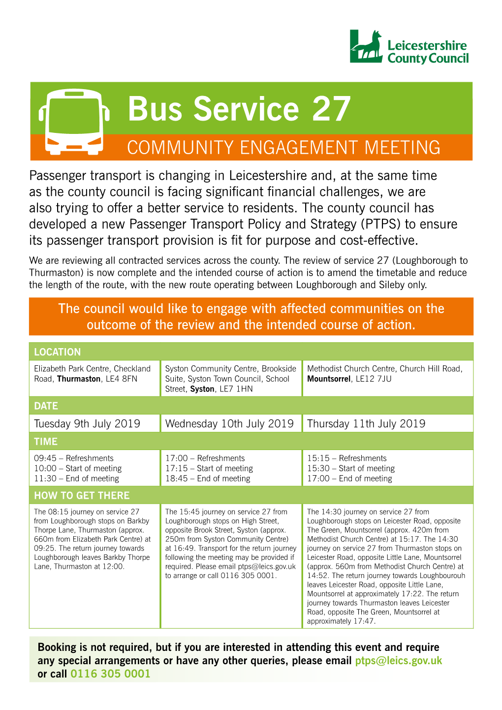 Bus Service 27