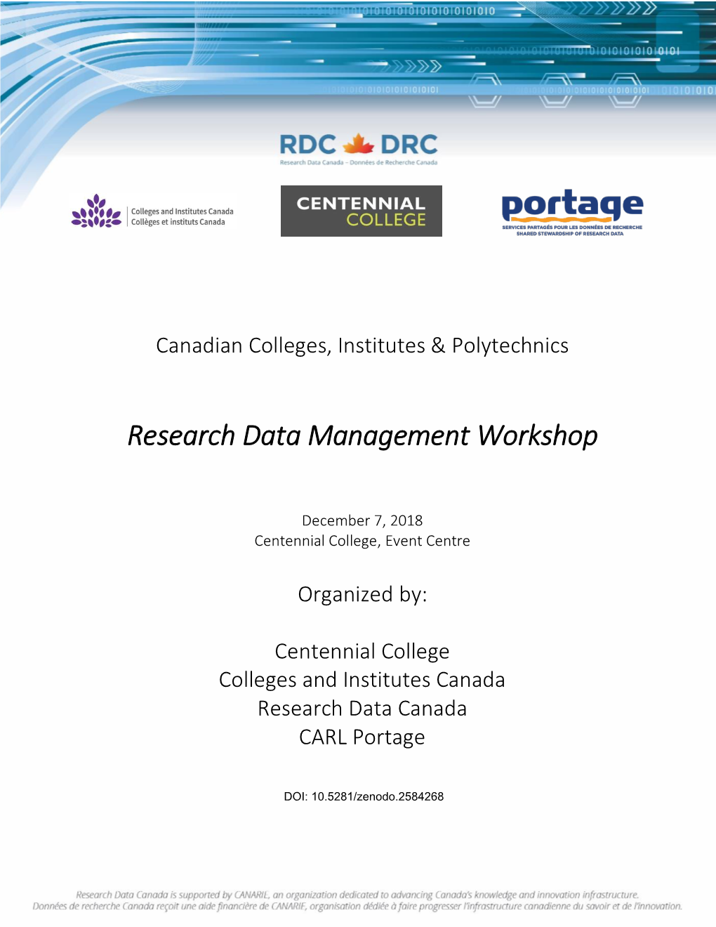 Research Data Management Workshop