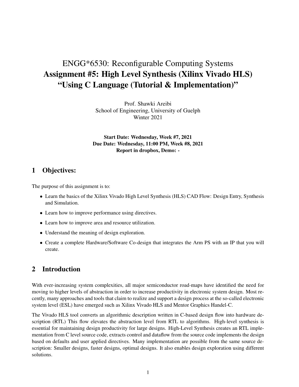 Xilinx Vivado HLS) “Using C Language (Tutorial & Implementation)”