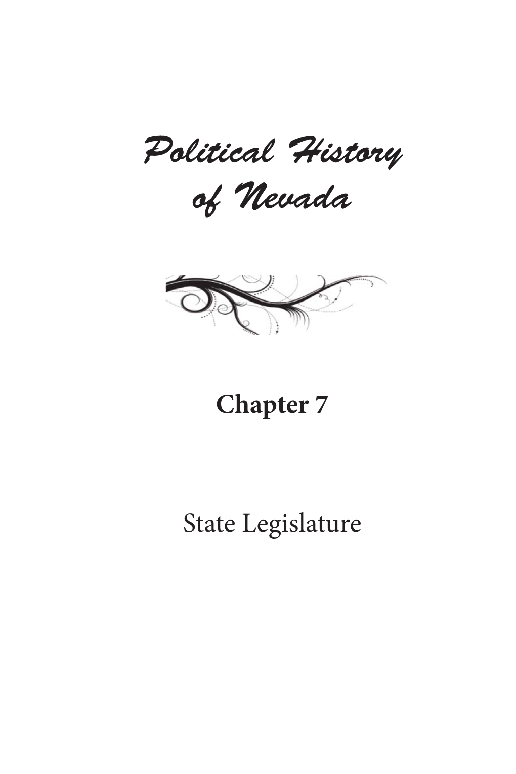 Political History of Nevada