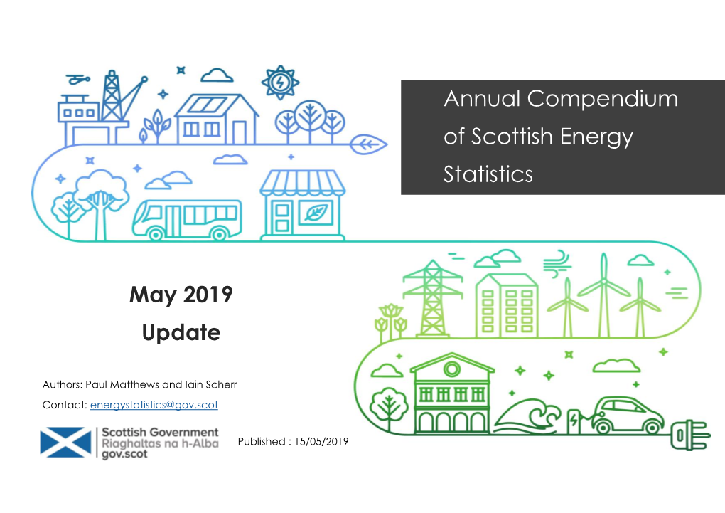 Annual Compendium of Scottish Energy Statistics