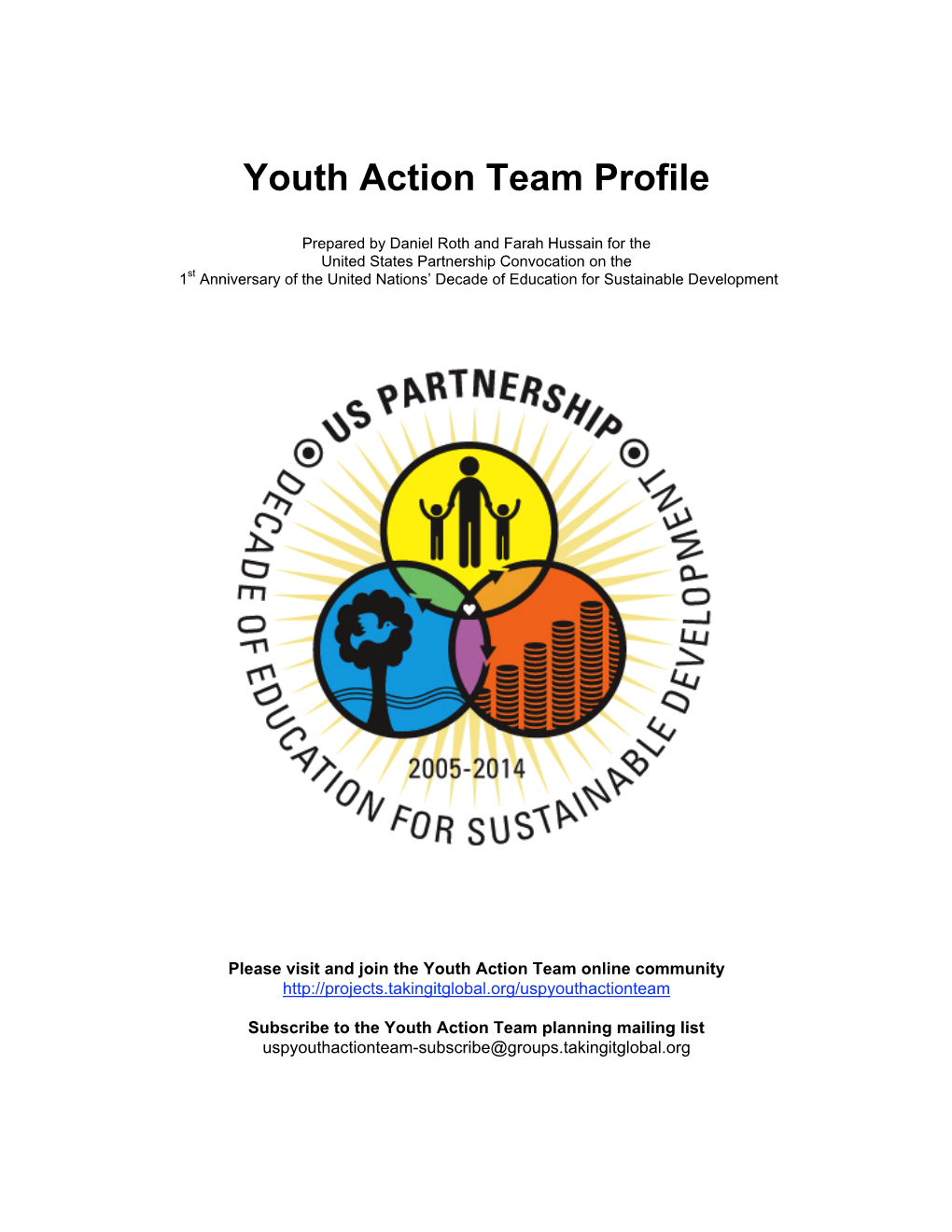 Youth Action Team Profile