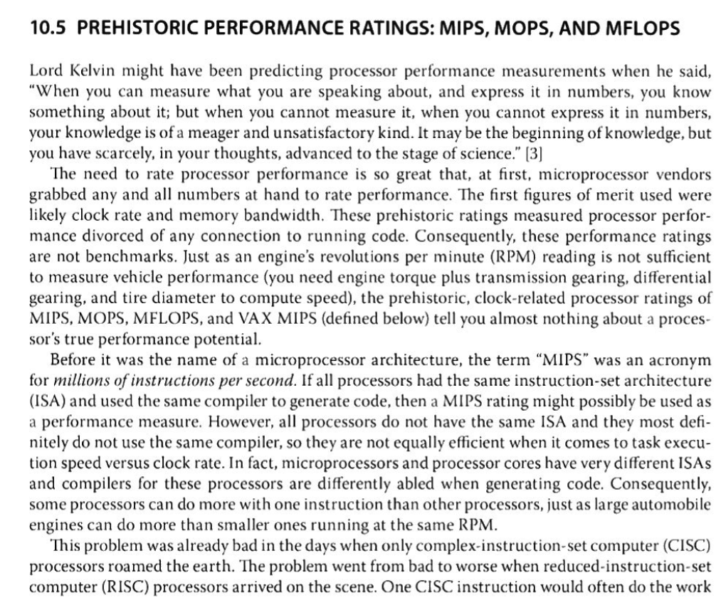 Mips, Mops, and Mflops