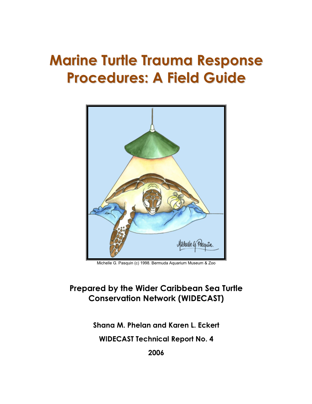 Marine Turtle Trauma Response Procedures: a Field Guide