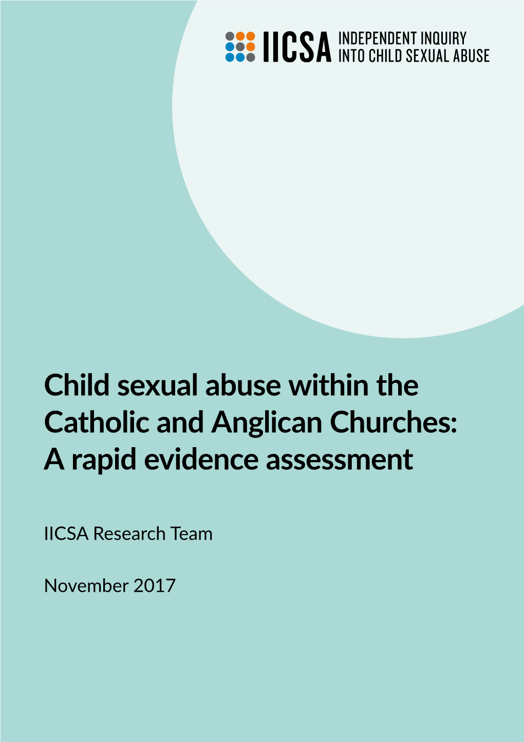Child Sexual Abuse Within the Catholic and Anglican Churches: a Rapid Evidence Assessment